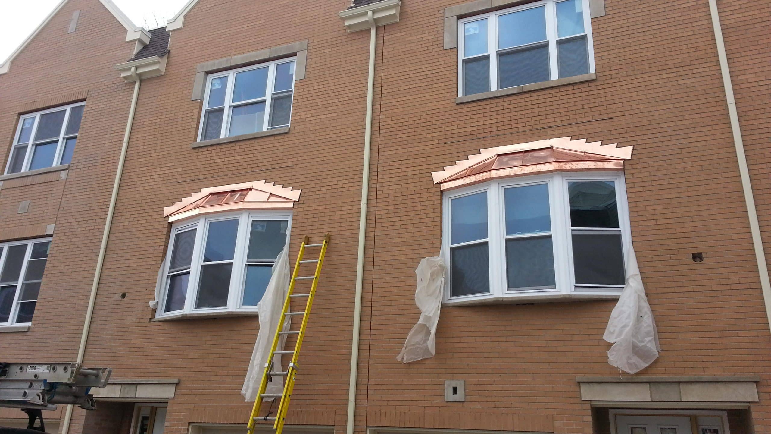 Copper Bay Windows & Copper Soffit Fascia Chicago, IL