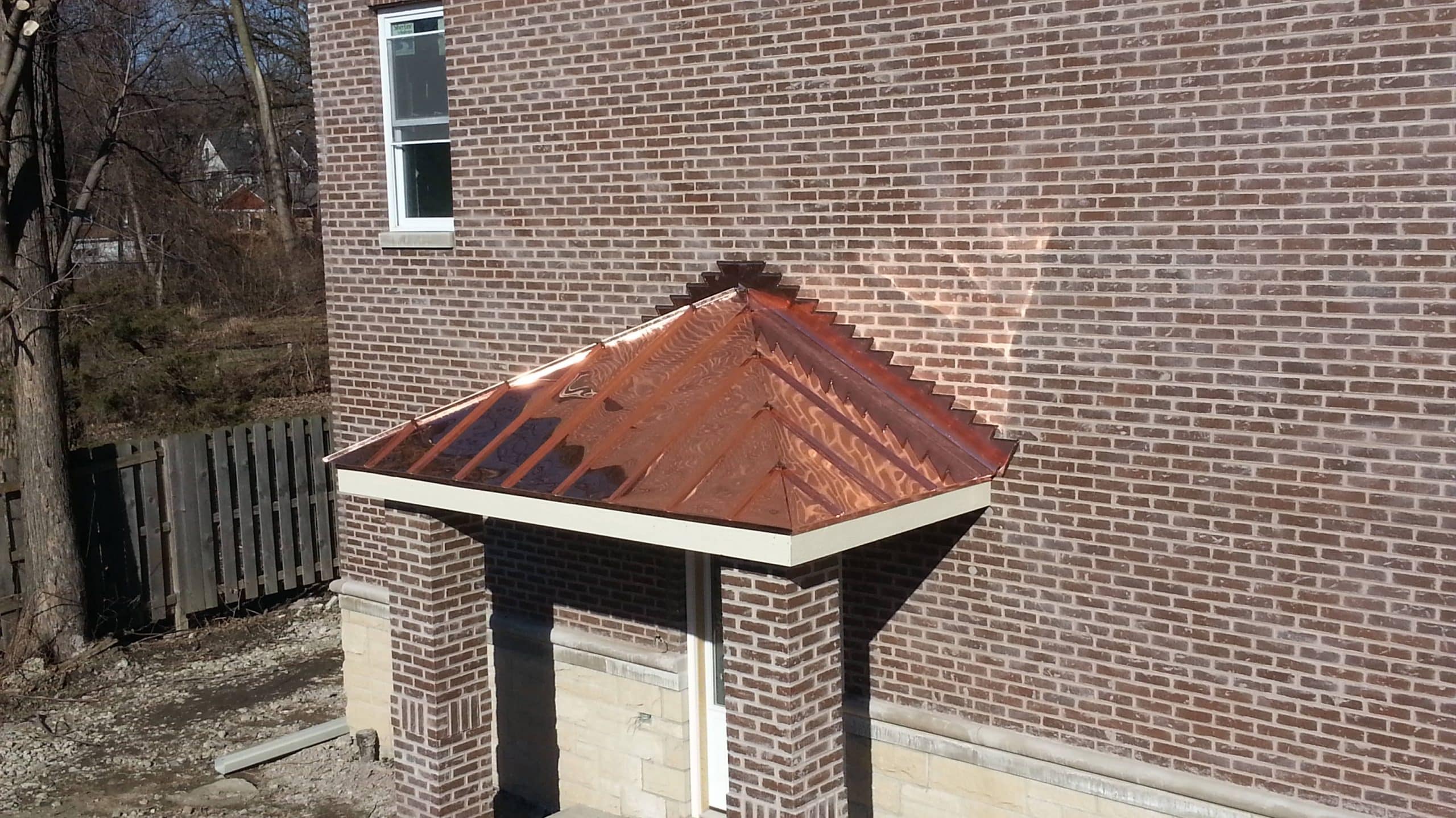Copper Bay Windows & Copper Soffit Fascia Chicago, IL