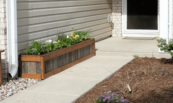 Cedar Shake Planter Boxes!